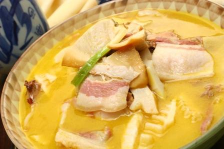 河蚌烧咸肉